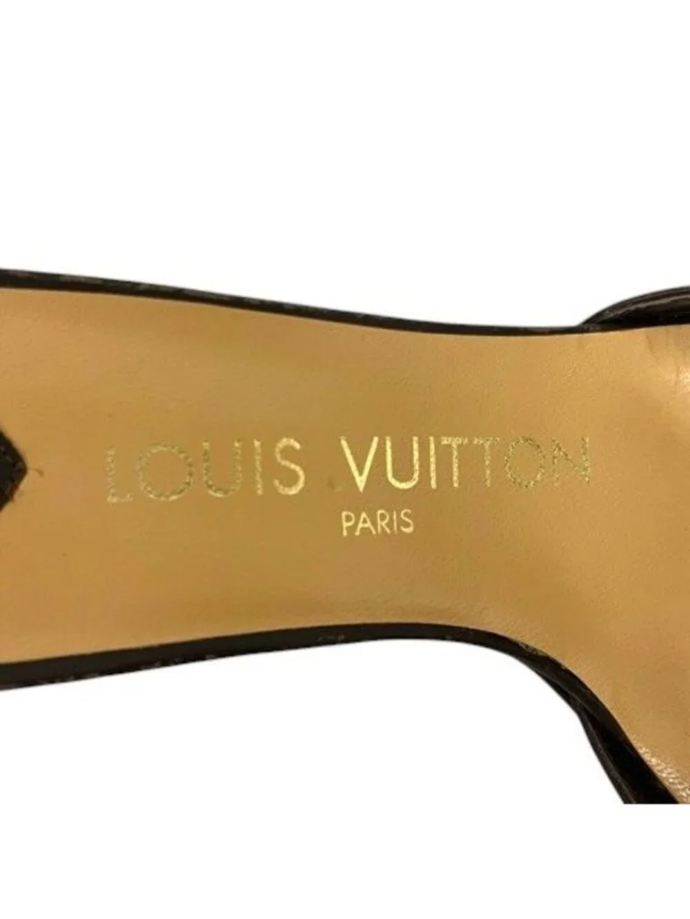 Louis Vuitton Sandals Damier Logo Brown 35.5